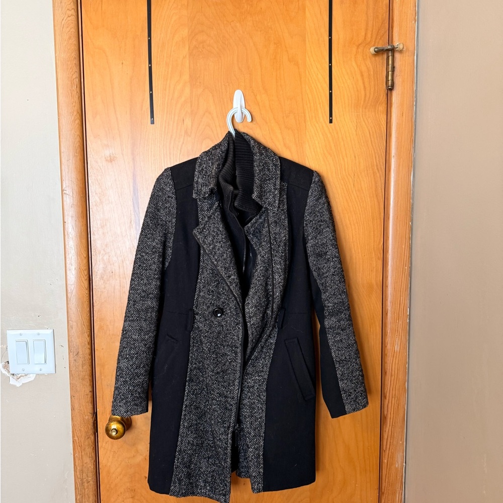 Kensie Black and Gray Women's black full zip